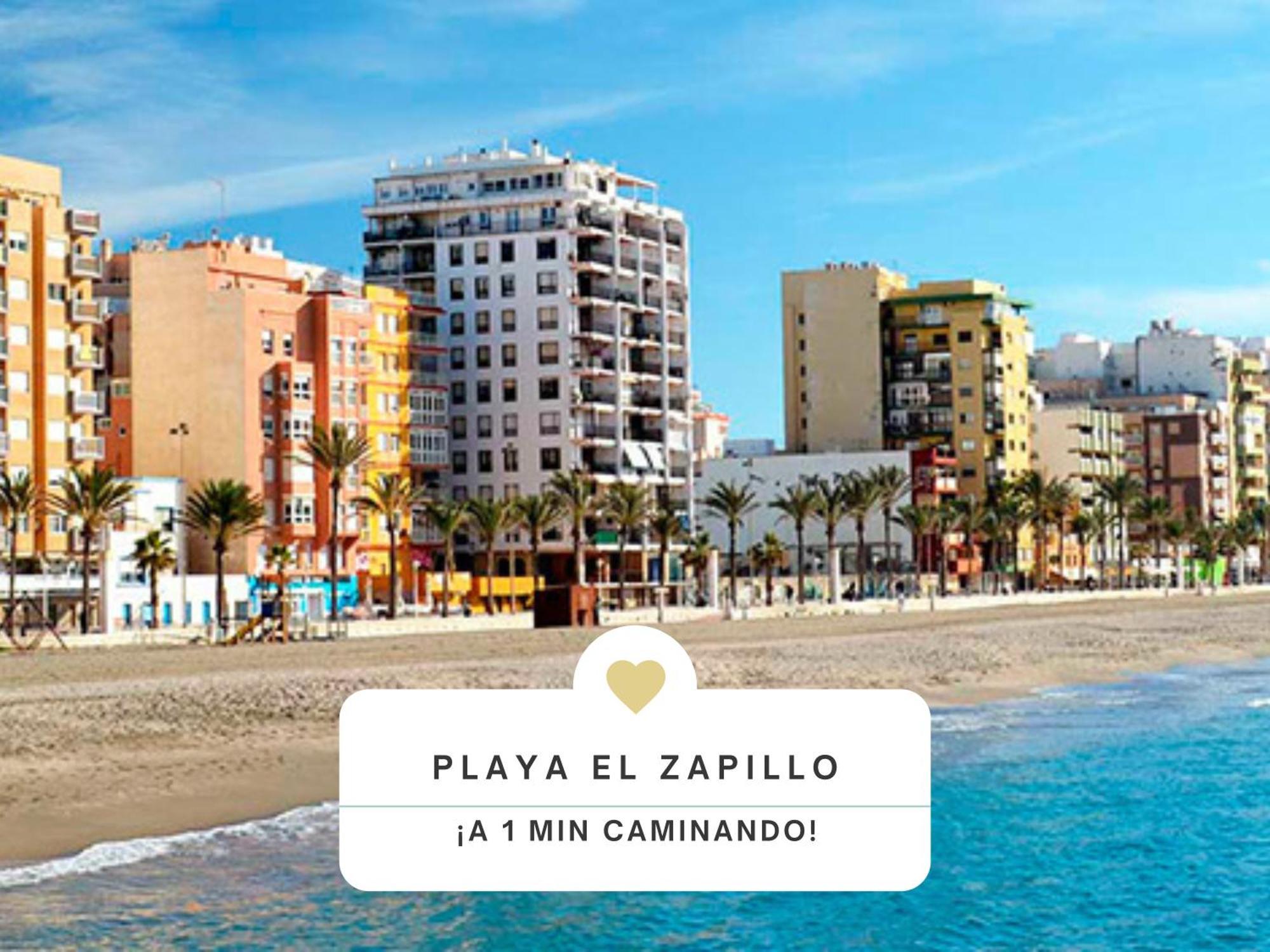 Acogedor Apartamento A 30 Metros De La Playa - Wifi - Smarttv 알메리아 외부 사진